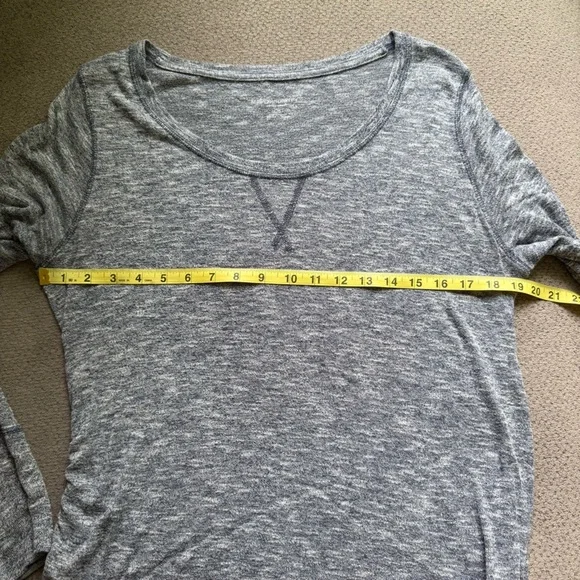 Liz Lange Maternity Blue Gray Women's Long Sleeve‎ Top Large - Picture 5 of 5